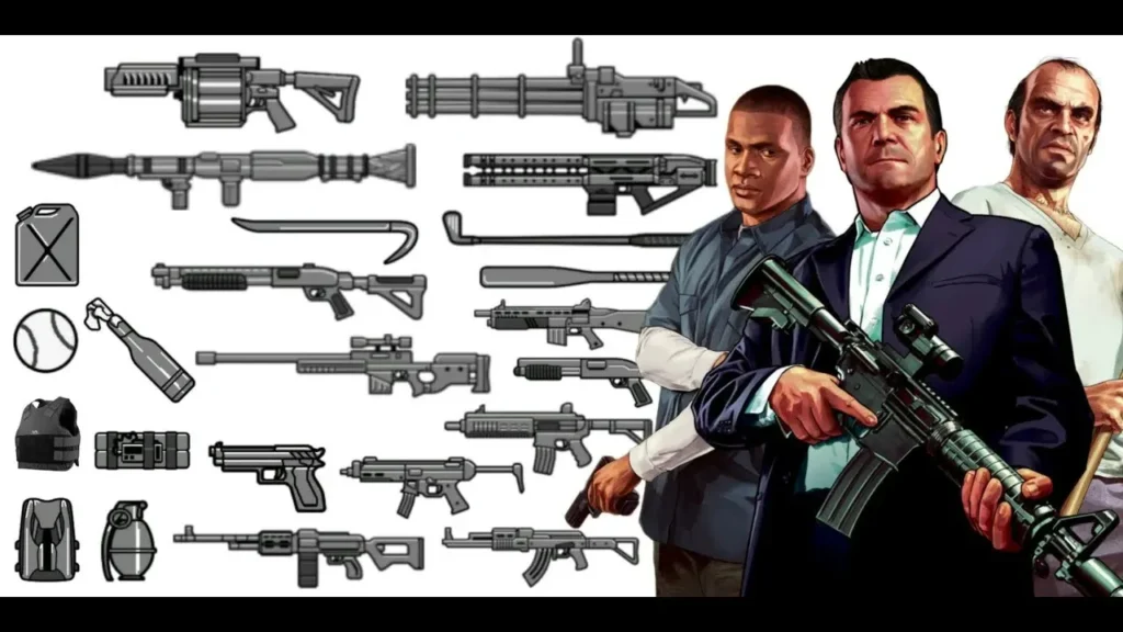 جميع أسلحة GTA 6