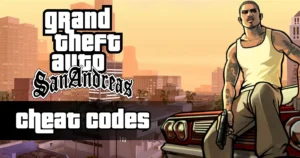 أكواد الغش للعبة GTA San Andreas لهواتف Android وiOS كلها