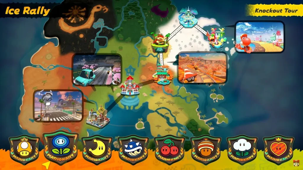 Knockout Tour Mario Kart World