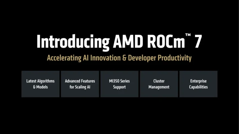 amd rocm 7 ai